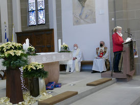 Diözesale Aussendung der Sternsinger des Bistums Fulda in St. Crescentius (Foto: Karl-Franz Thiede)